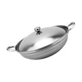 Stainless Steel Double Handle Cooking Pot with Lid E976