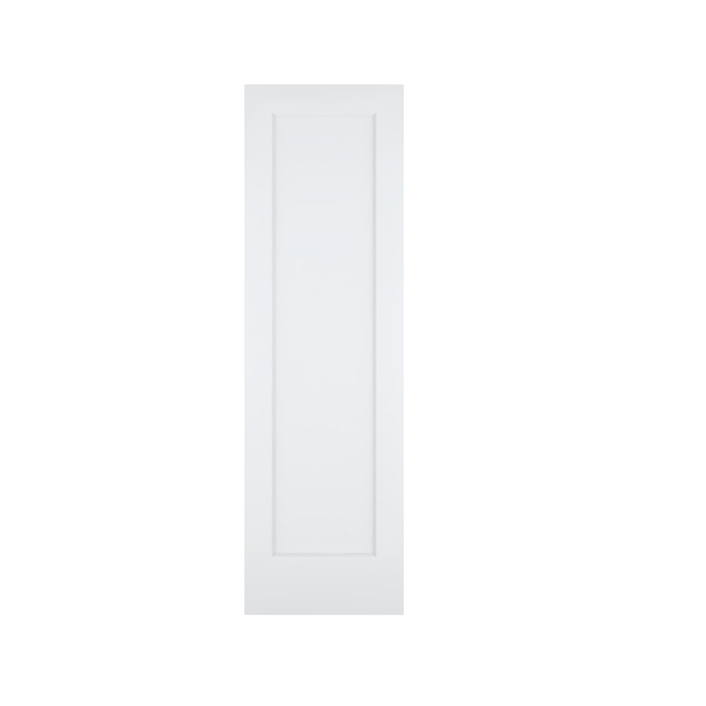 24"x80" 1-Panel Shaker Style White Primed Hollow Core Interior Door Slab R7566