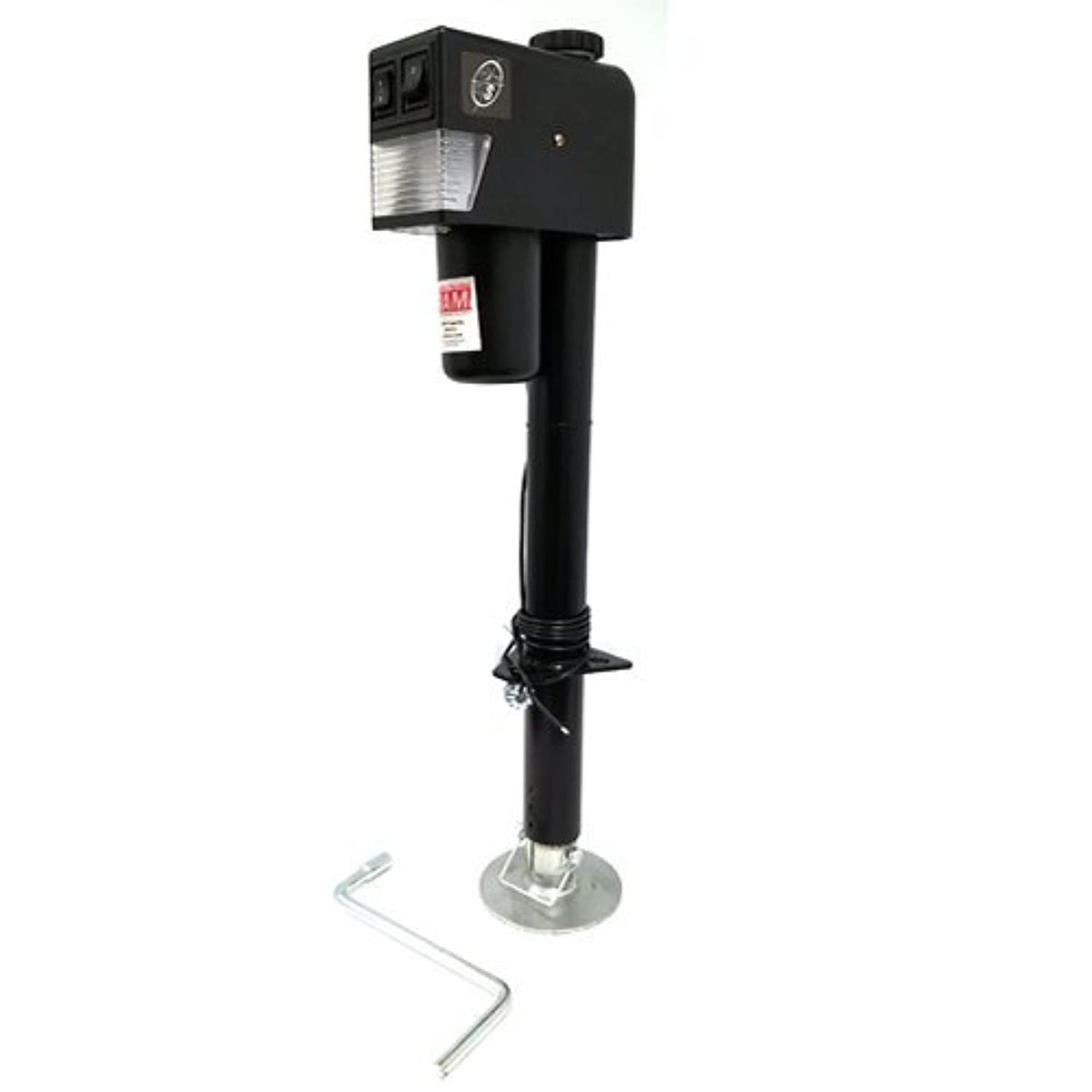 3,500 lb. Black Electric Trailer Jack with Drop Leg I847176