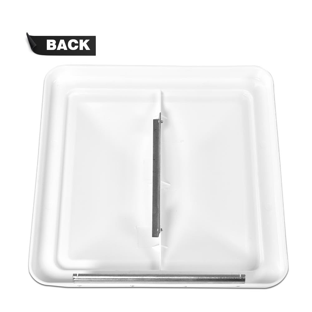 White 14" x 14" RV Roof Vent Cover 2pcs T866
