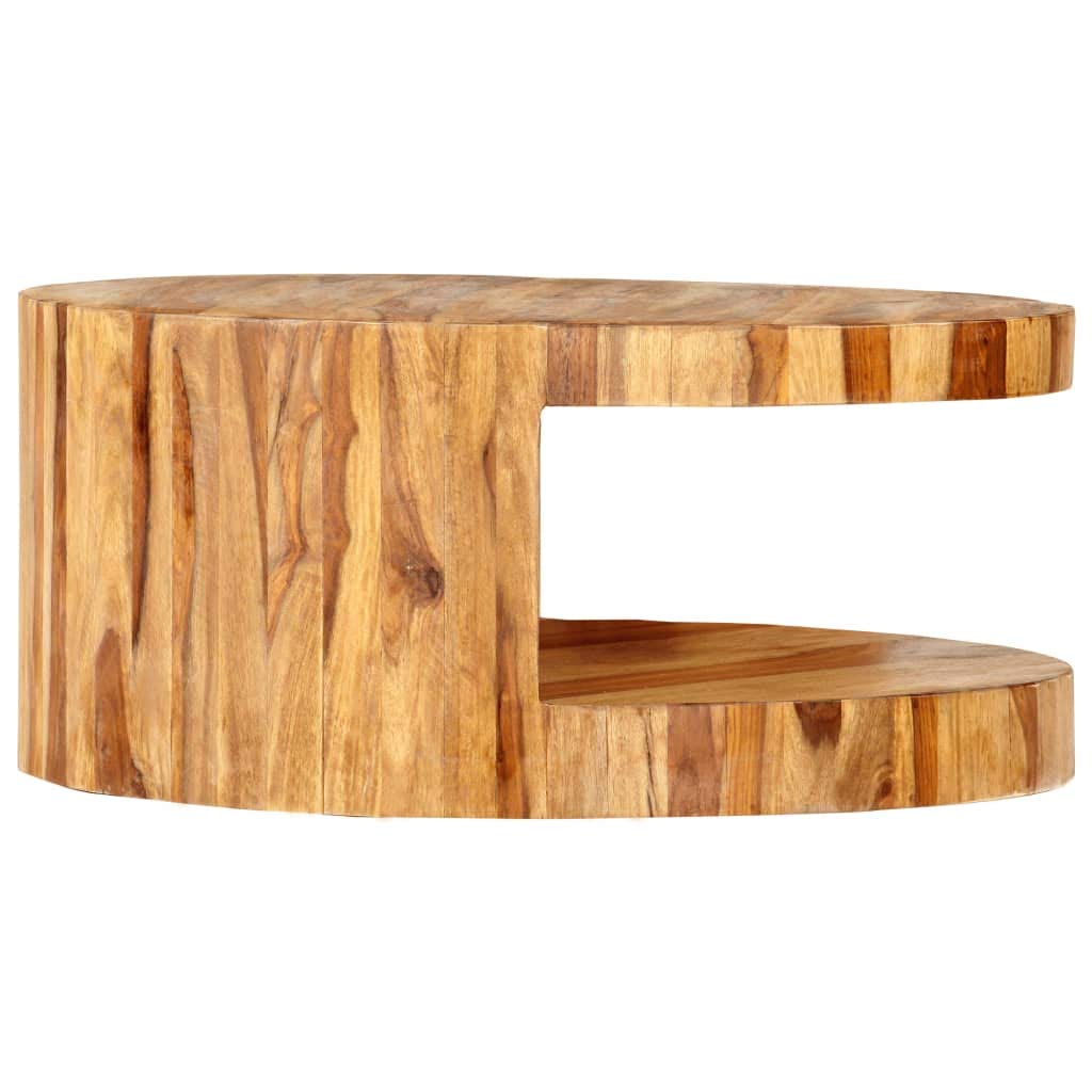 Natural Solid Sheesham Wood Coffee Table V408