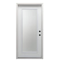 Fiberglass Smooth Primed Left Hand In-Swing Prehung Front Door Full Lite Clear Glass 32" x 80" I8013