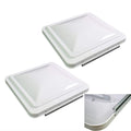 White 14" x 14" RV Roof Vent Lid Replacement 2 Pack E7786