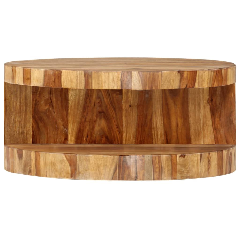 Natural Solid Sheesham Wood Coffee Table V408