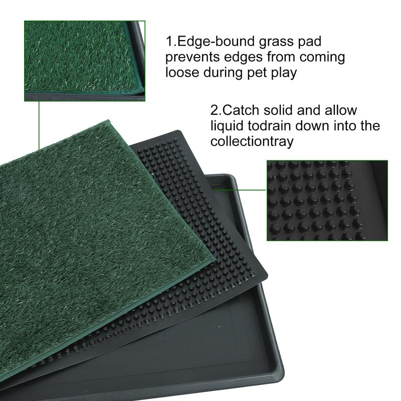 20x25 Inch Dog Grass Pad with Tray G90537