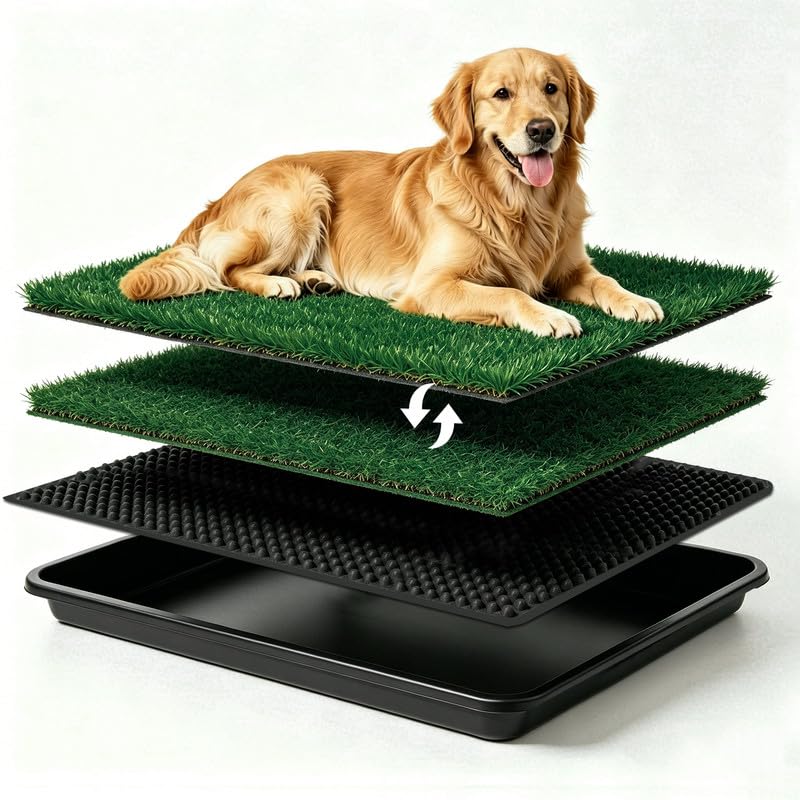 20x25 Inch Dog Grass Pad with Tray G90537