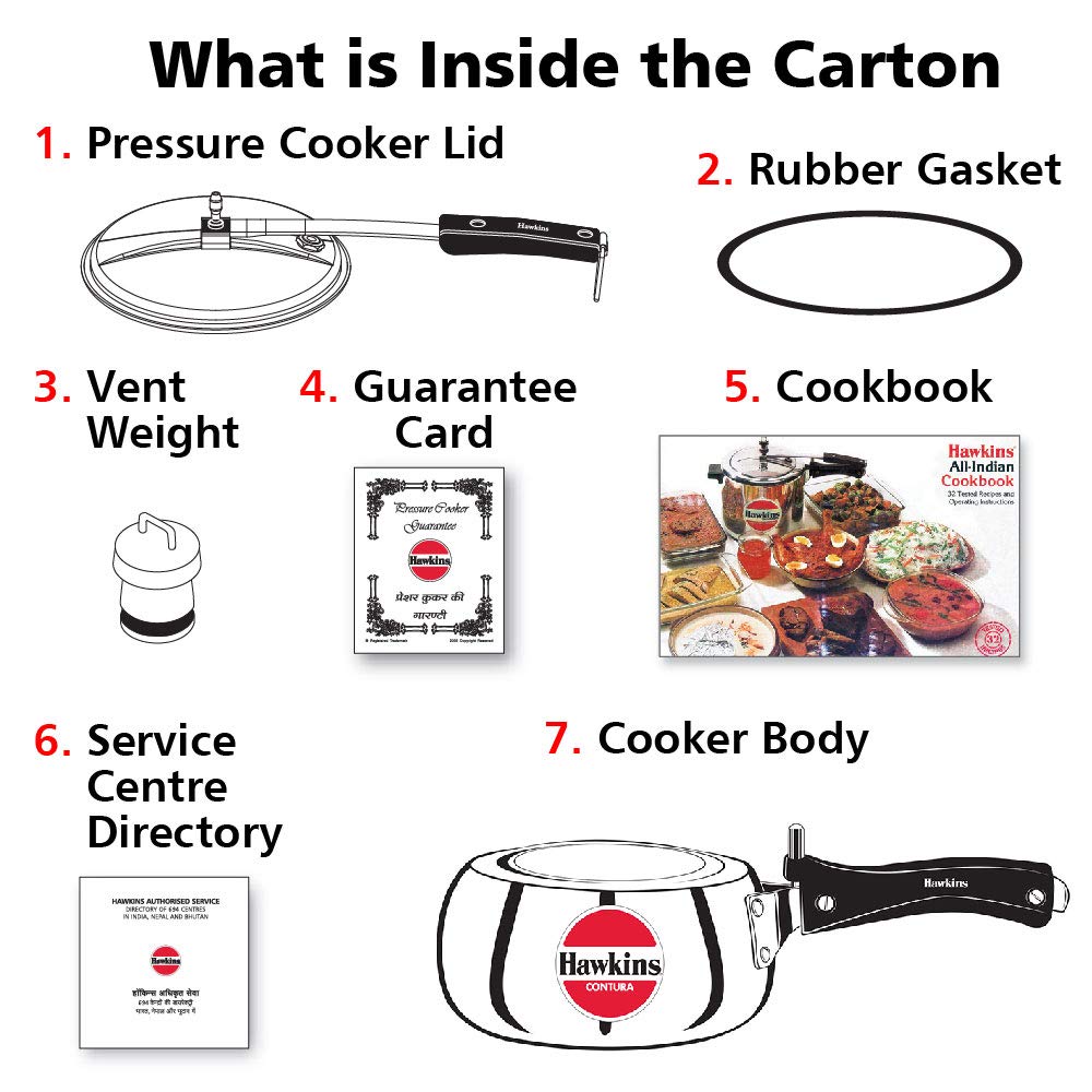 2L Aluminium Pressure Cooker J50311