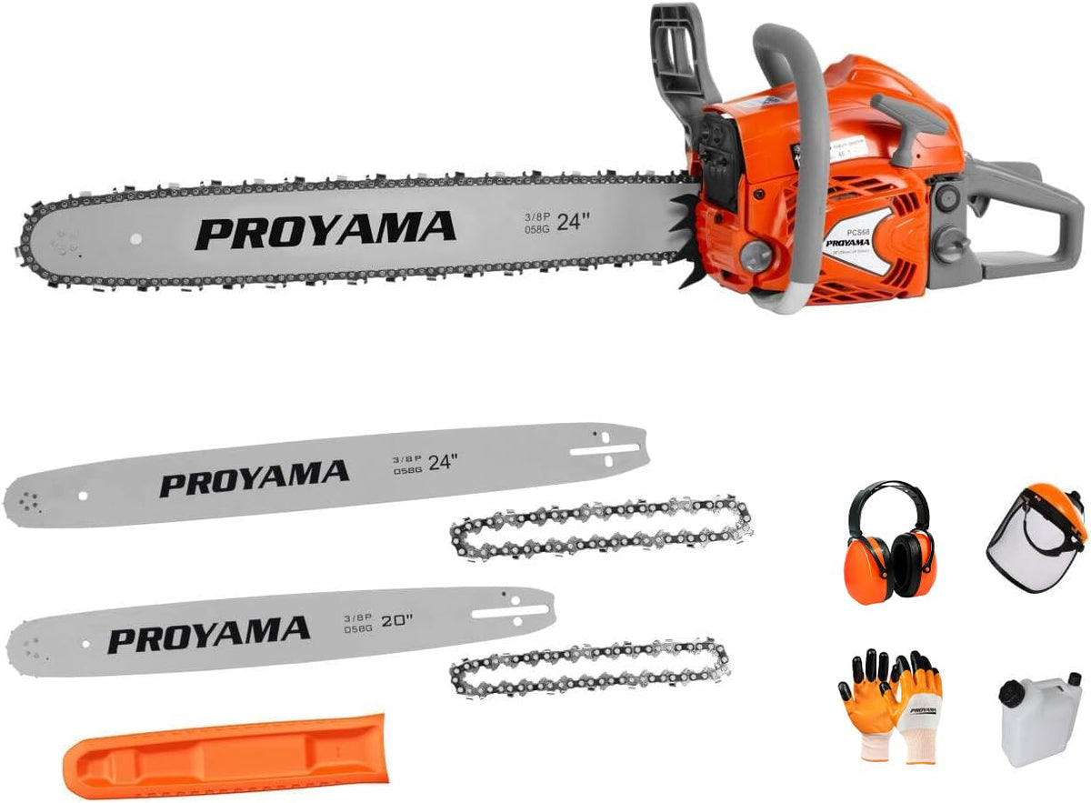 68CC Gas Powered Chainsaw D699366