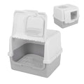 Enclosed Cat Litter Box with Lid Scoop T591140