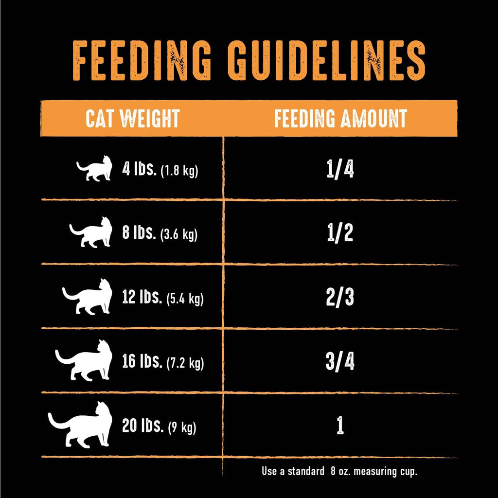 Grain Free High Protein Natural Dry Cat Food, Chicken, 4 lb V383