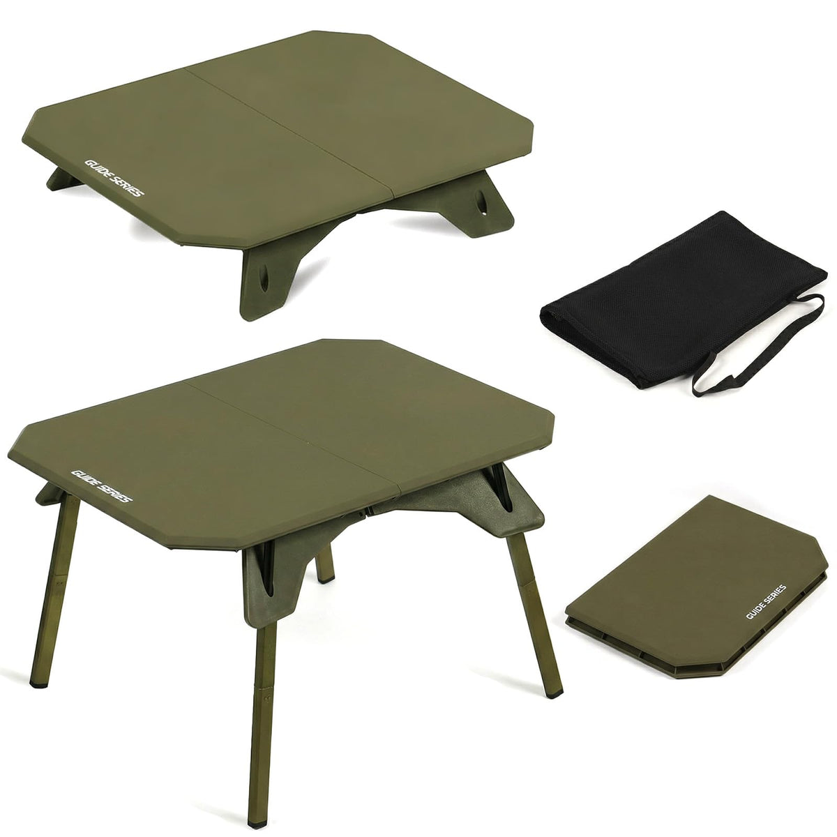 Folding Aluminum Camping Table with Carrying Bag O30914