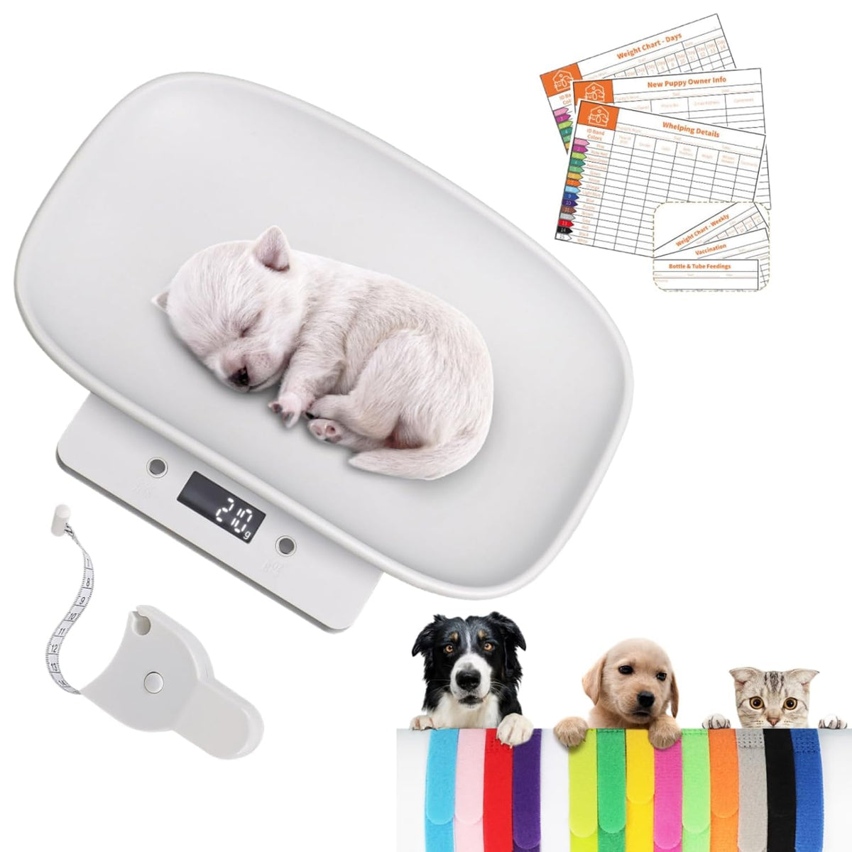 Digital Pet Scale, Max 33lb, 11.4 inch V65044