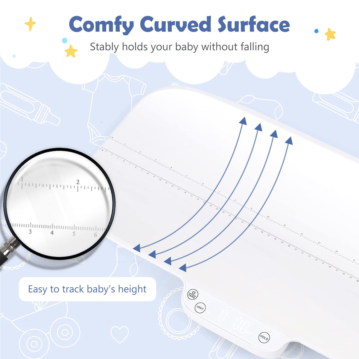 66lb Digital Baby and Pet Scale with Hold Function M199352