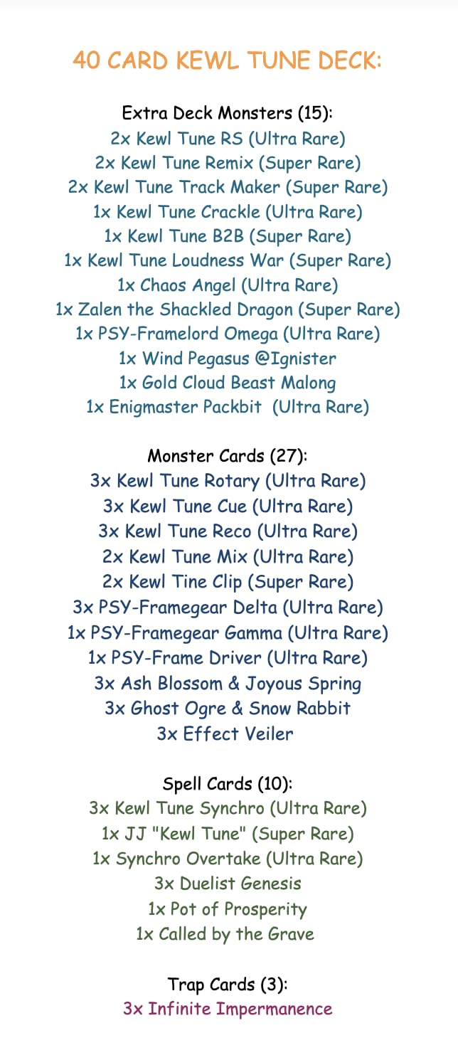Tournament Ready Deck for Yugioh W1828