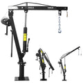2000 lb Pickup Truck Davit Crane with Hand Winch P909