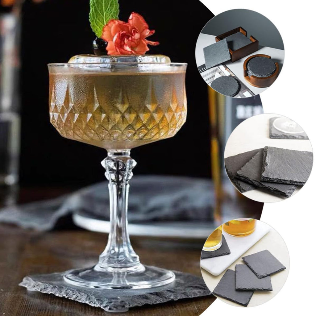 Natural Stone Drink Coasters Set K3279