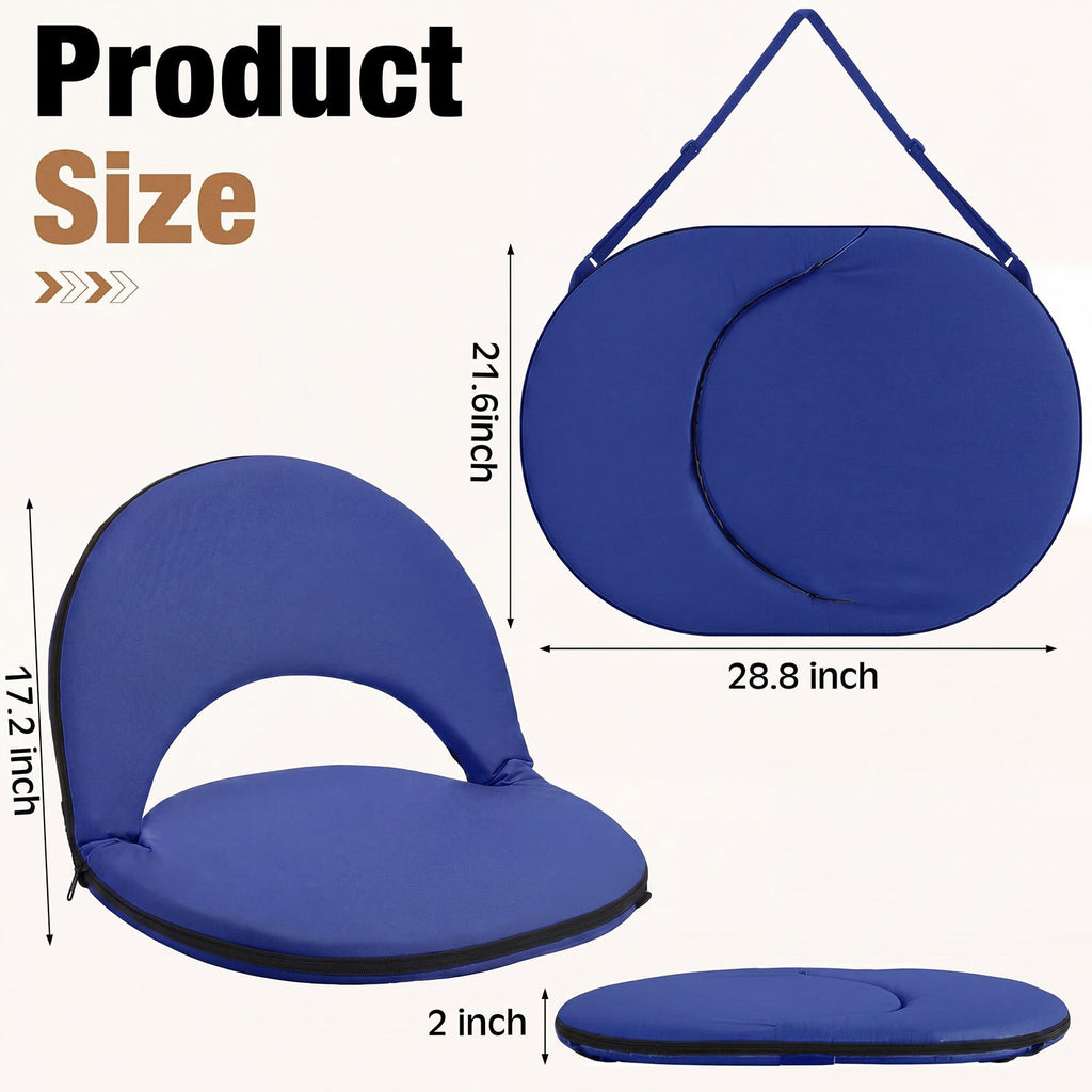 2 Pcs Reclining Bleacher Chair F44282
