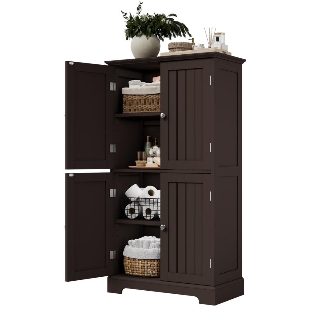 Bathroom Floor Cabinet with Adjustable Shelves S50072