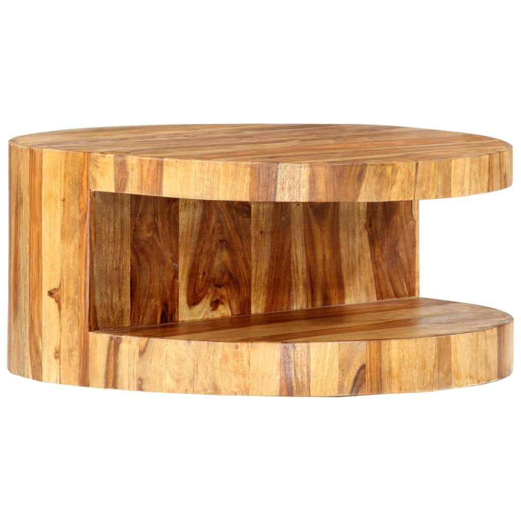 Natural Solid Sheesham Wood Coffee Table V408