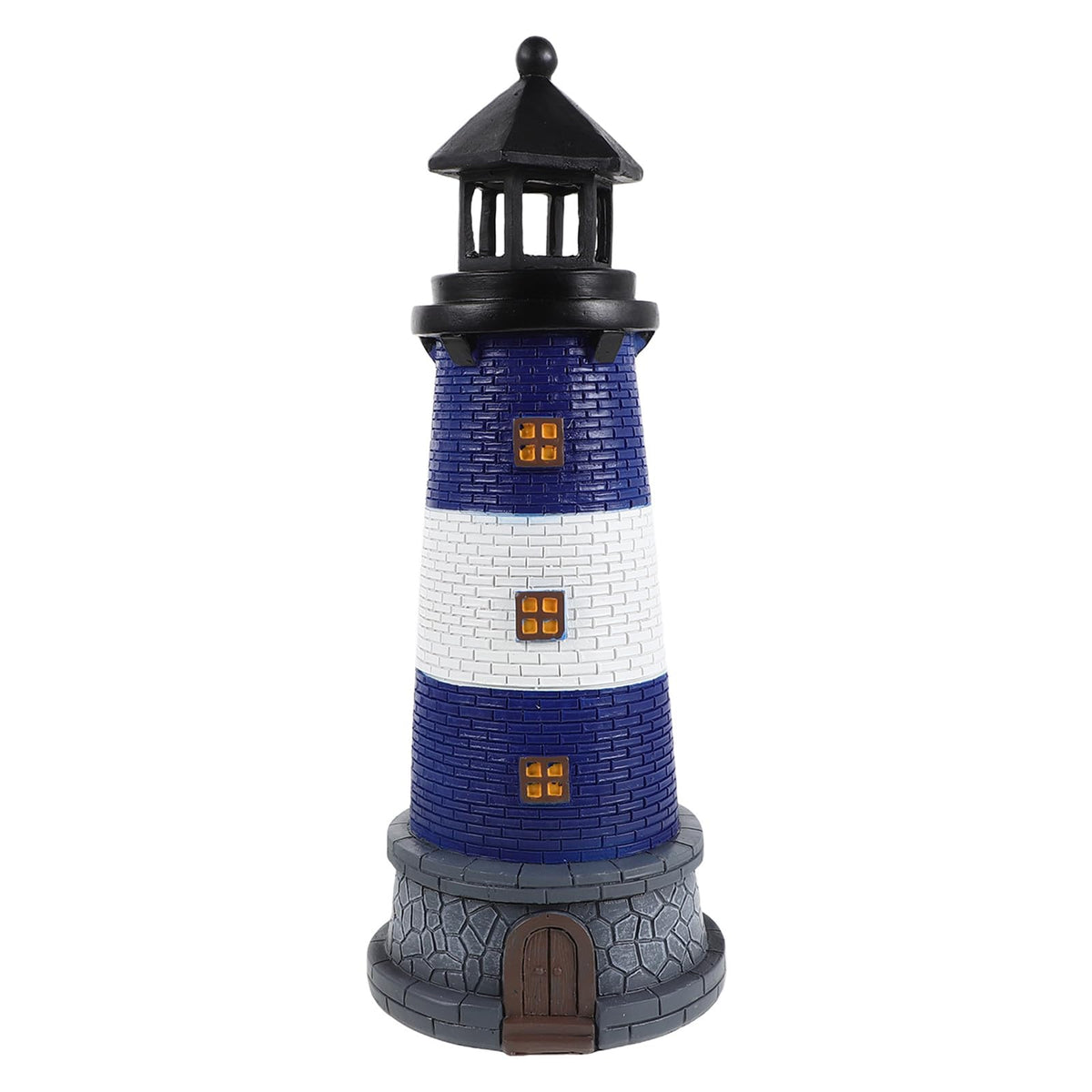 Solar Lighthouse Lamp with LED Lights Q95109