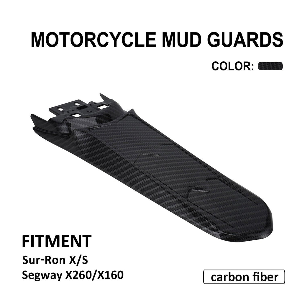 Carbon Fiber Extended Rear Fender Electric Dirt Bike S414