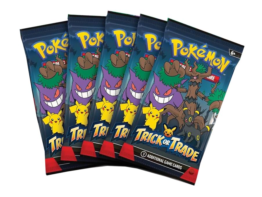 Pokemon Trick or Trade 3 Card Booster Pack Cosmos Foil Q584