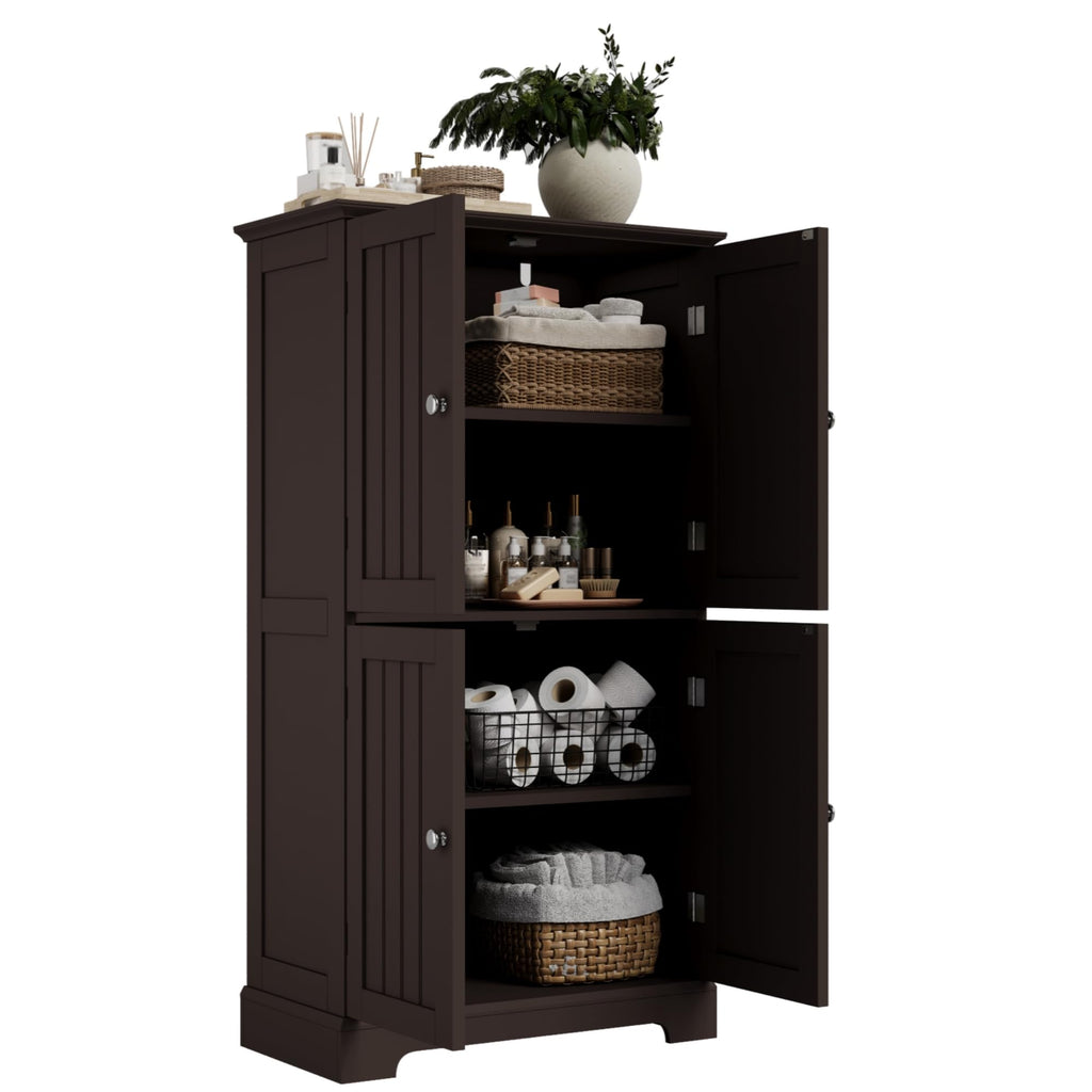 Bathroom Floor Cabinet with Adjustable Shelves S50072