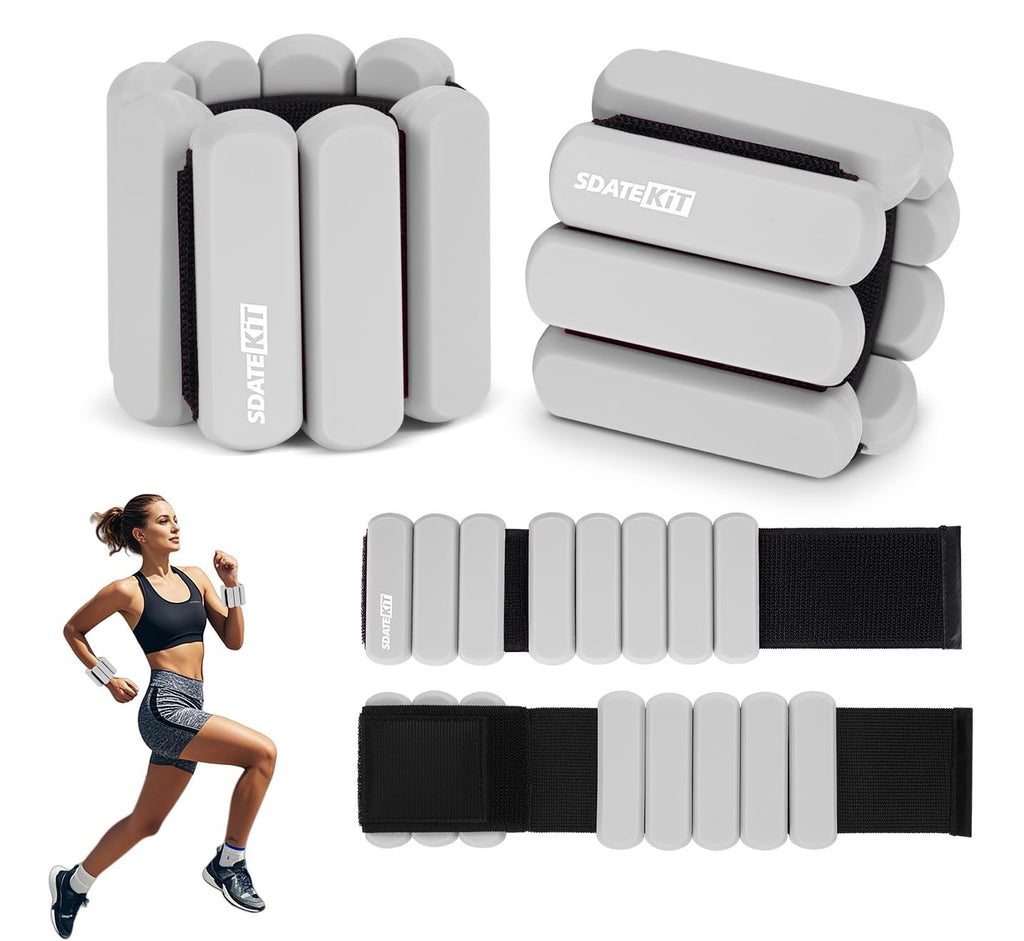 Adjustable Silicone Wrist and Ankle Weights Set of 2 S1472