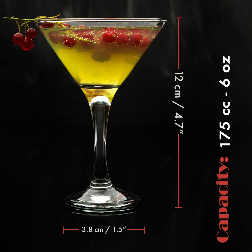 6oz Martini Glasses A1022