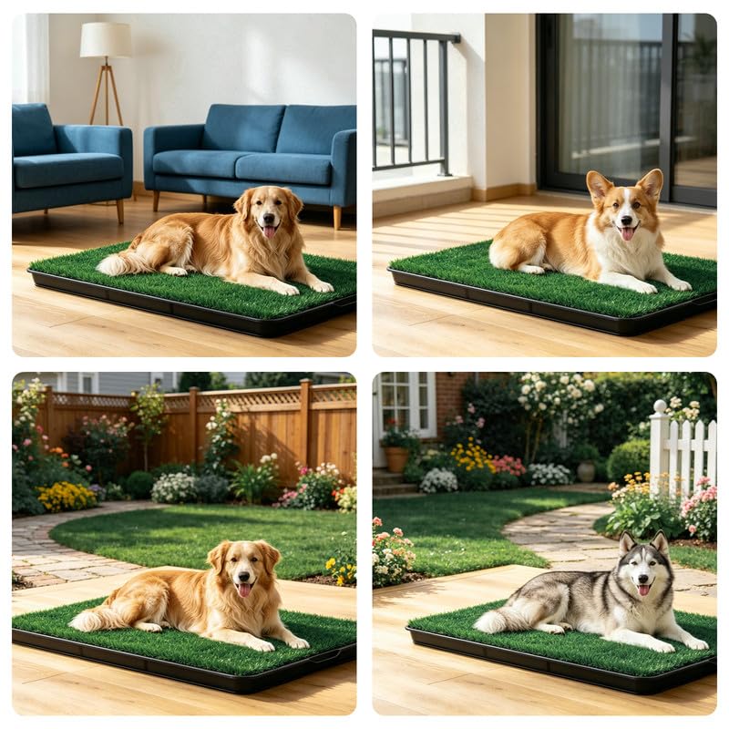 20x25 Inch Dog Grass Pad with Tray G90537