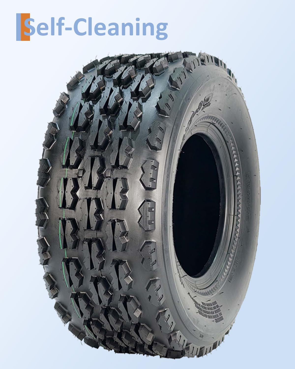 19x7-8 4 Ply Tubeless ATV UTV Tires Set of 2 M6415