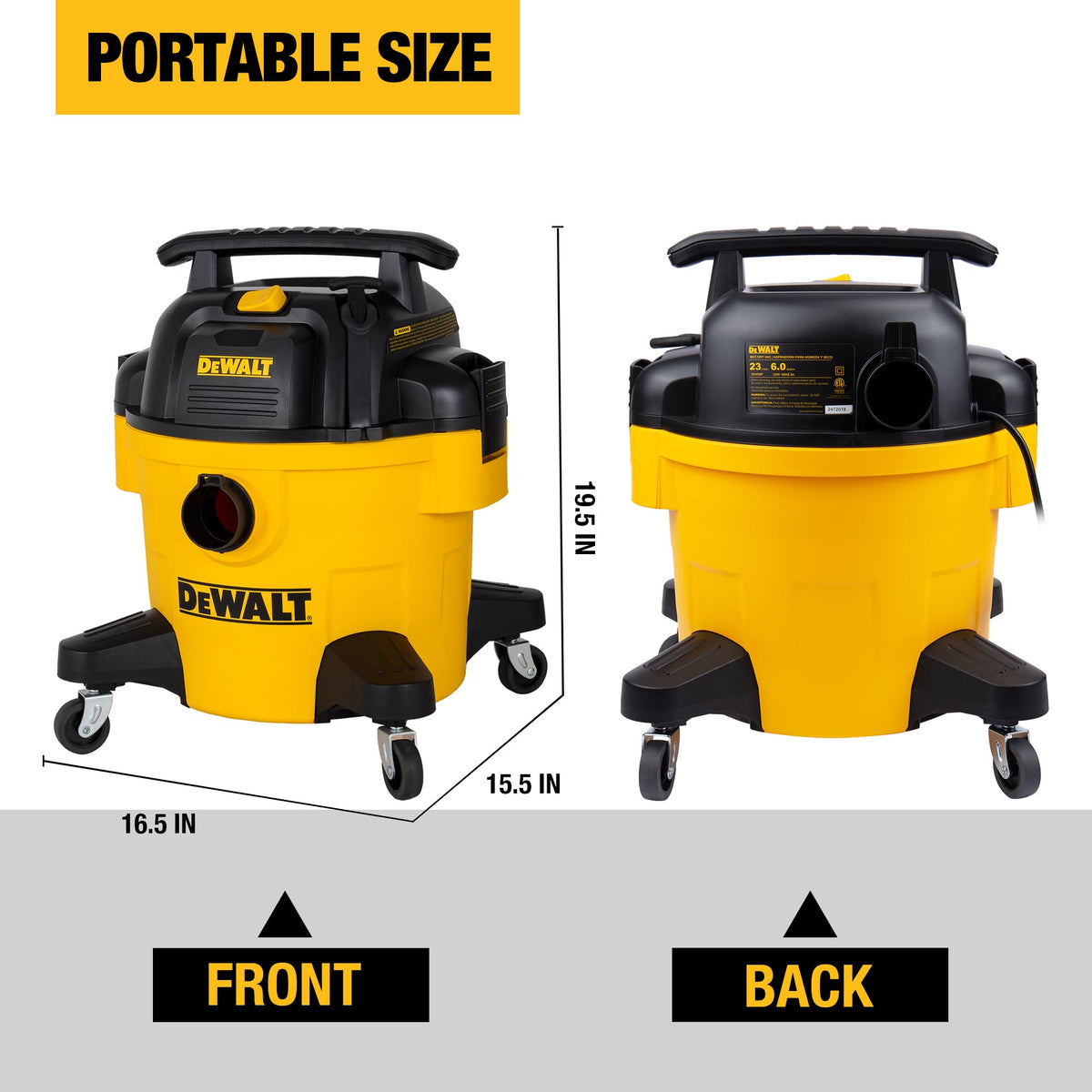 6 Gal Wet/Dry Shop Vacuum with Blower S203