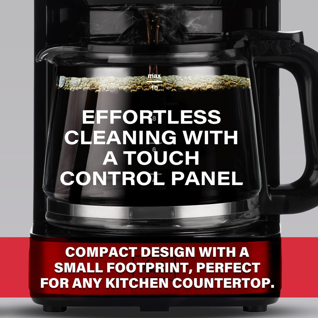 Glass Drip Coffee Maker with 10 Cup Carafe A5334
