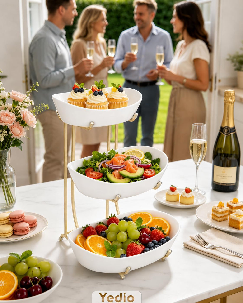3 Tier Ceramic Fruit Bowl S963518