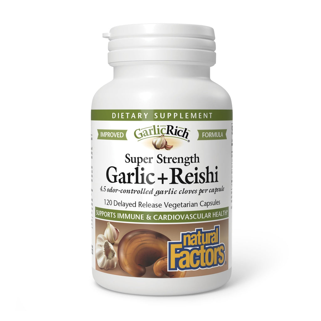 Garlic + Reishi 120 Delayed Release Veg Caps C333353