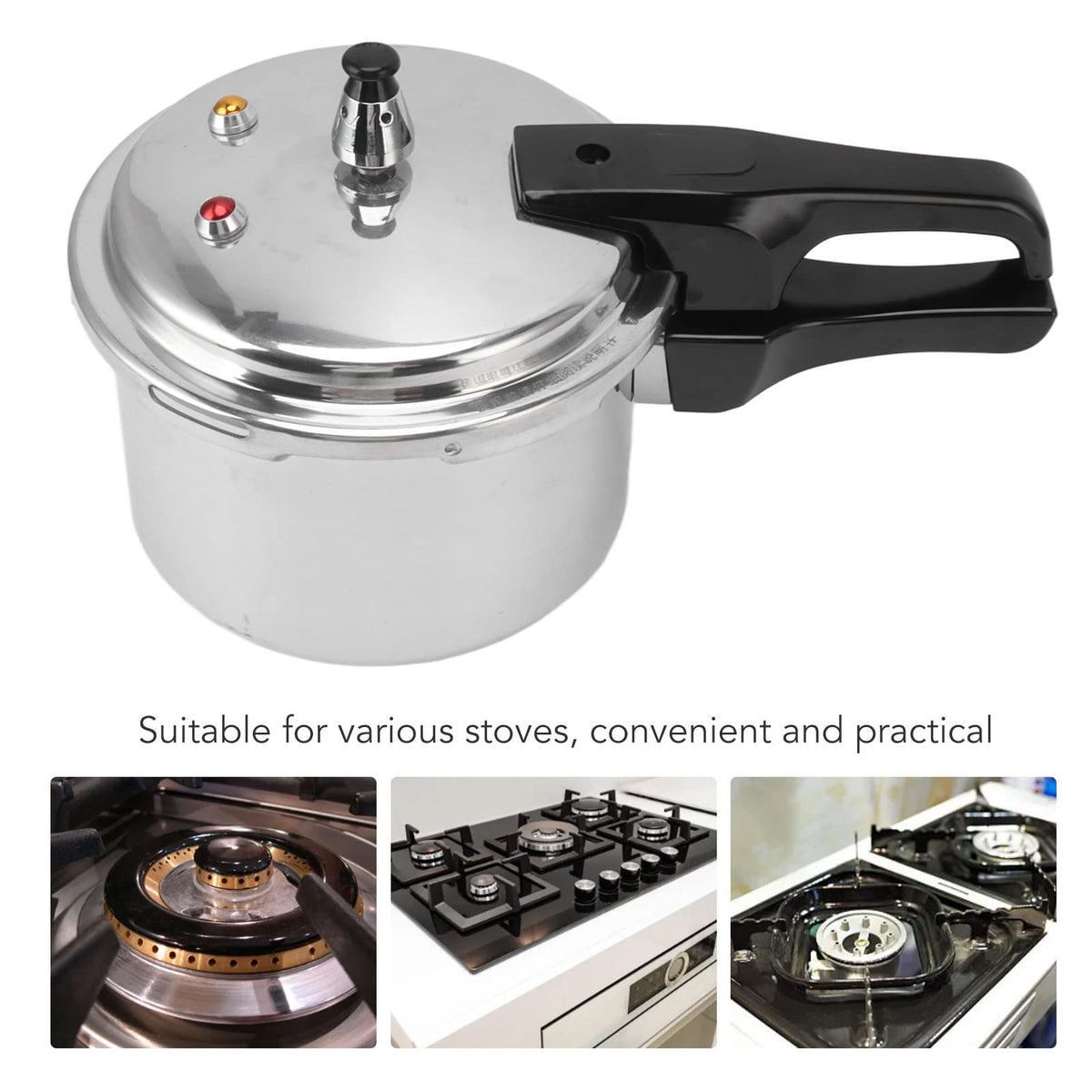 3 Liter Stainless Steel Pressure Cooker V7653