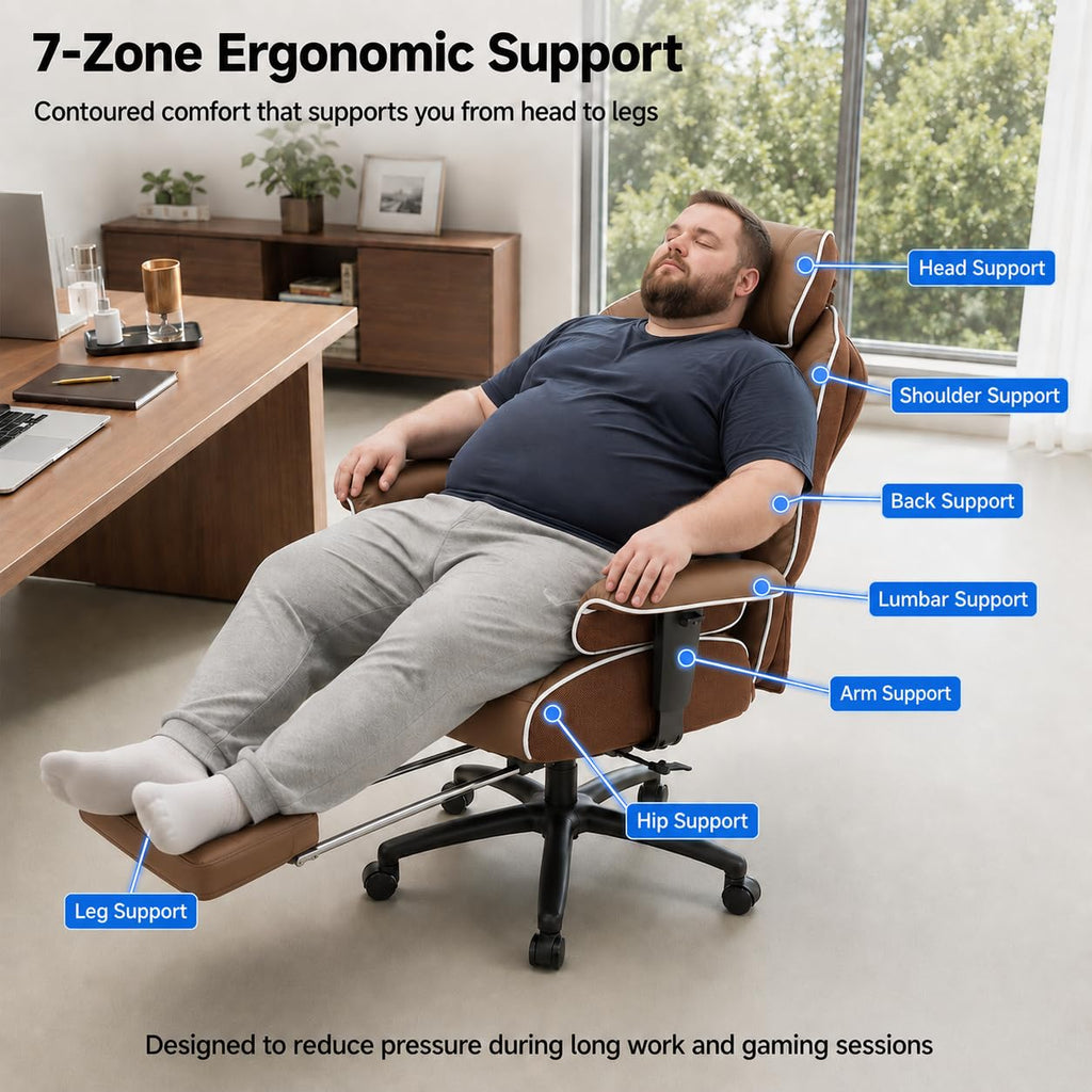 Big and Tall Office Chair with Lumbar Support G3893