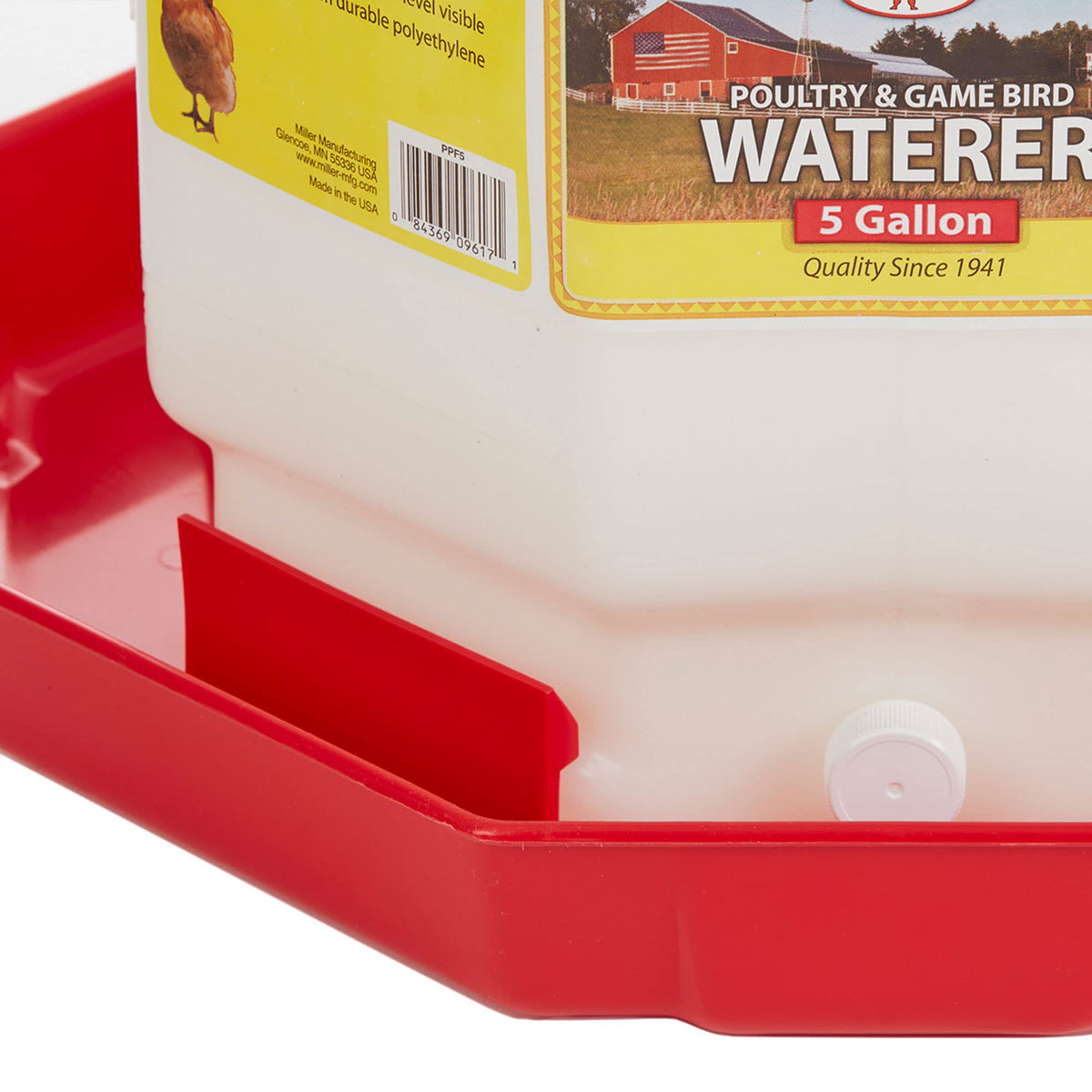 5 Gallon Hanging Automatic Poultry Waterer Dispenser, 2-Pack Q22067