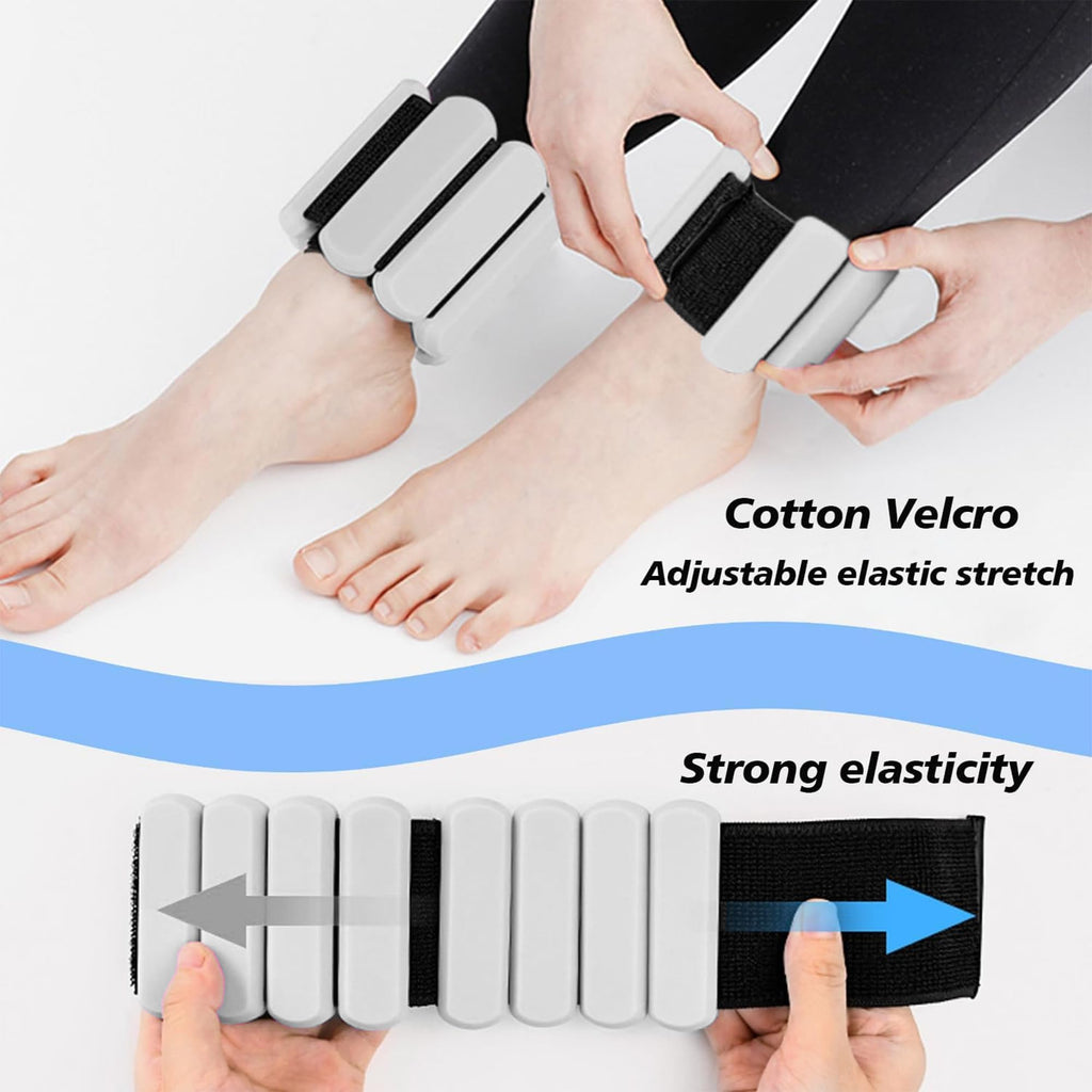 Adjustable Silicone Wrist and Ankle Weights Set of 2 S1472