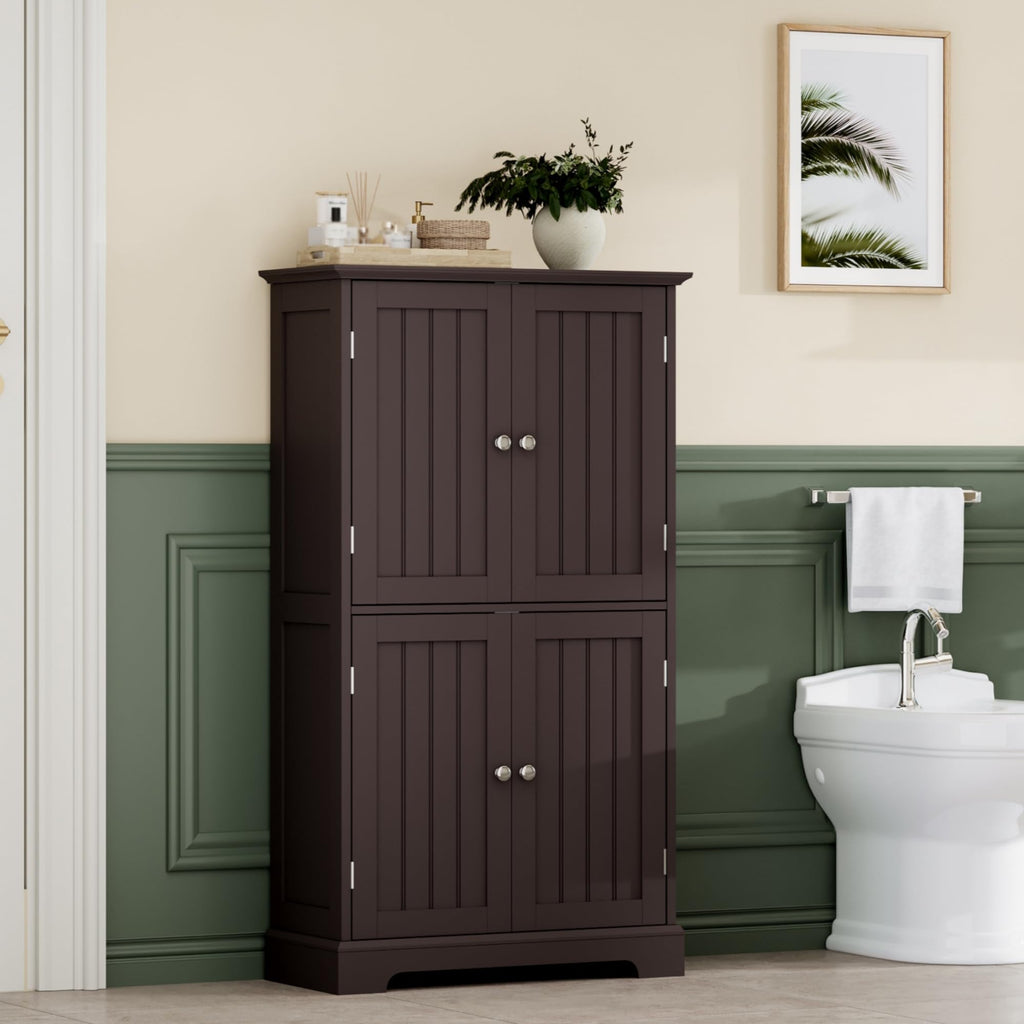 Bathroom Floor Cabinet with Adjustable Shelves S50072