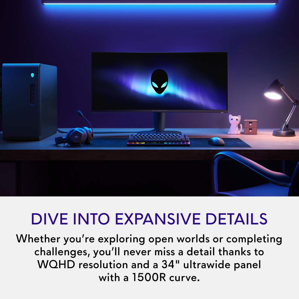 34 Curved Gaming Monitor WQHD 180Hz 1ms K4111