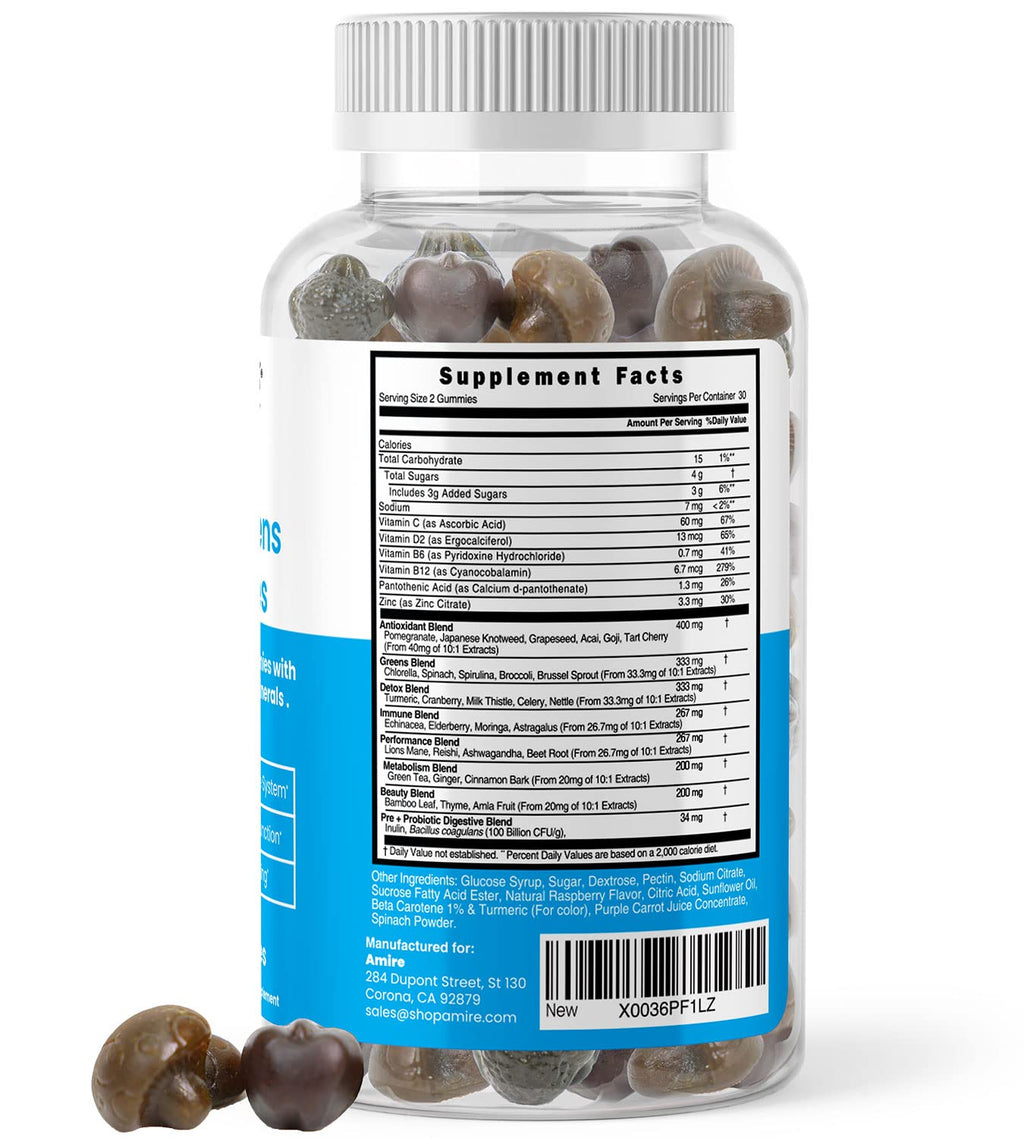 Super Greens Gummies Fruits & Veggies Supplement 240ct G7383