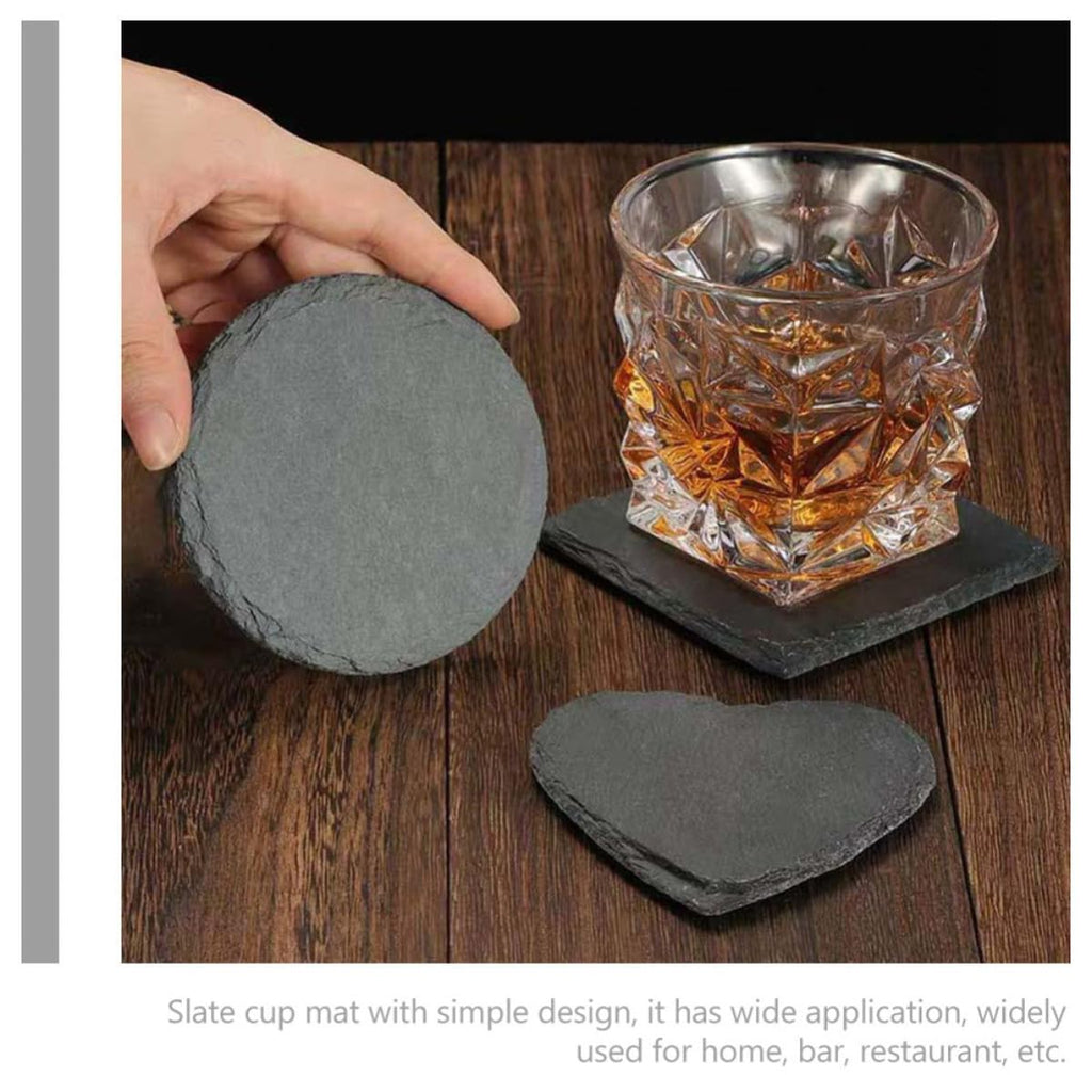 Natural Stone Drink Coasters Set K3279