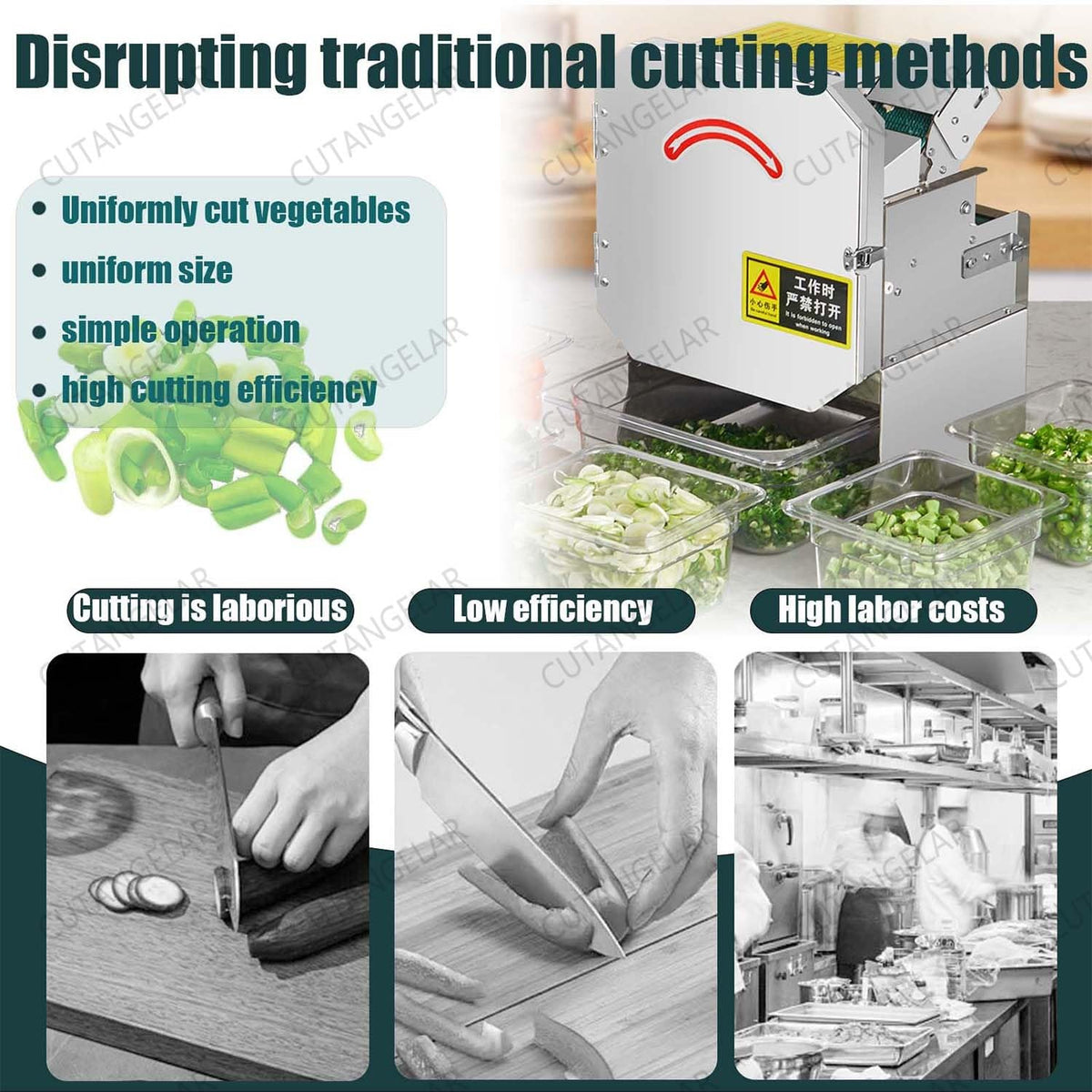 Compact Electric Vegetable Cutter J685