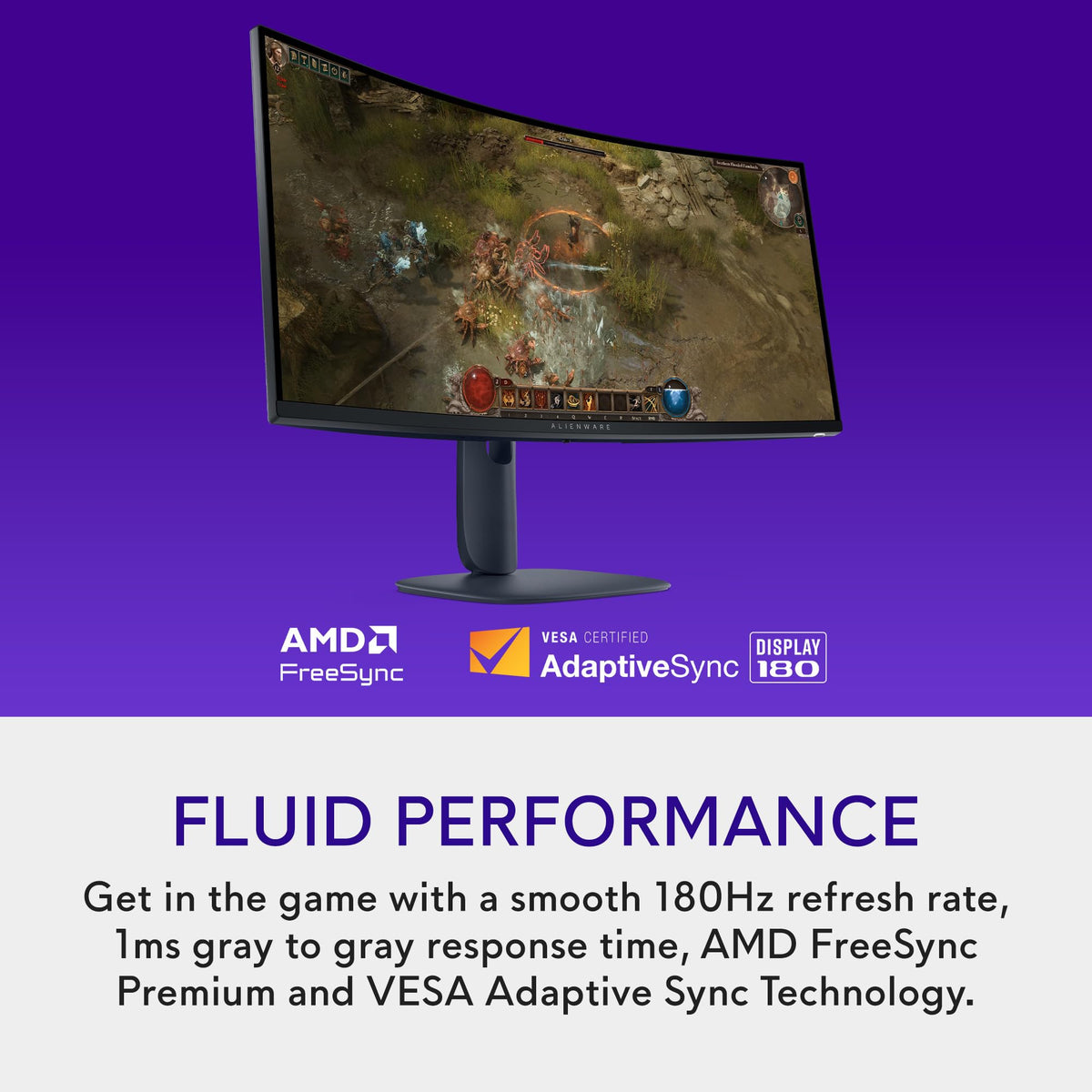 34 Curved Gaming Monitor WQHD 180Hz 1ms K4111