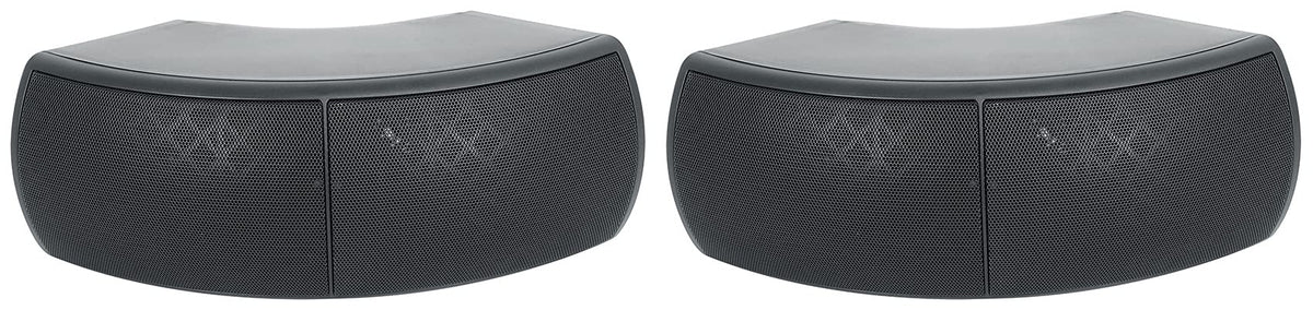 Black Dual 4" Indoor/Outdoor 70V Speaker, 2-Pack W5117