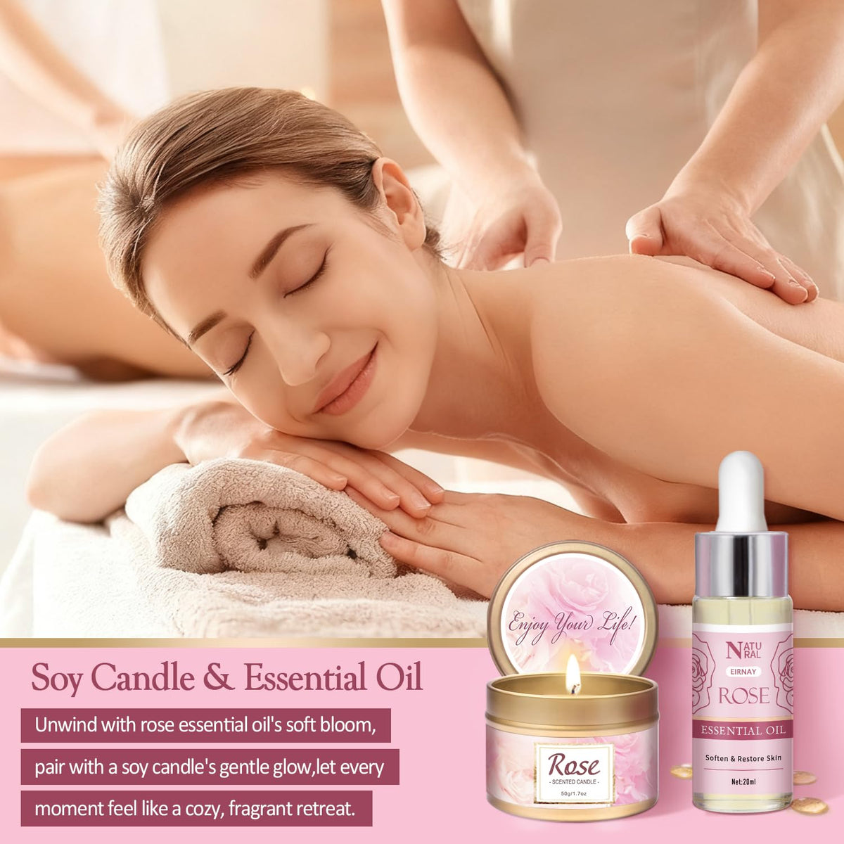 12 PCS Relaxing Spa Basket L354546