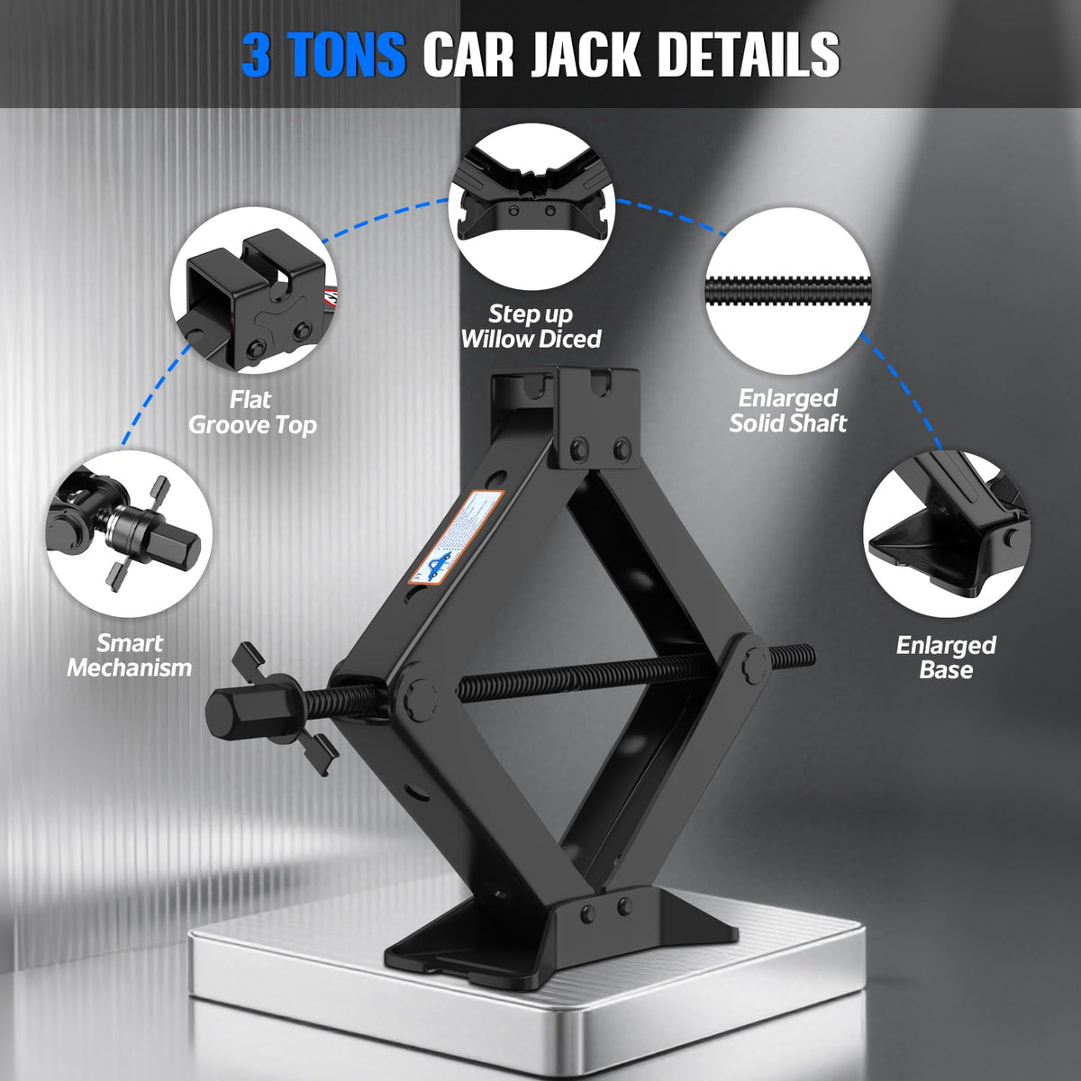 3 Ton Scissor Jack E98986