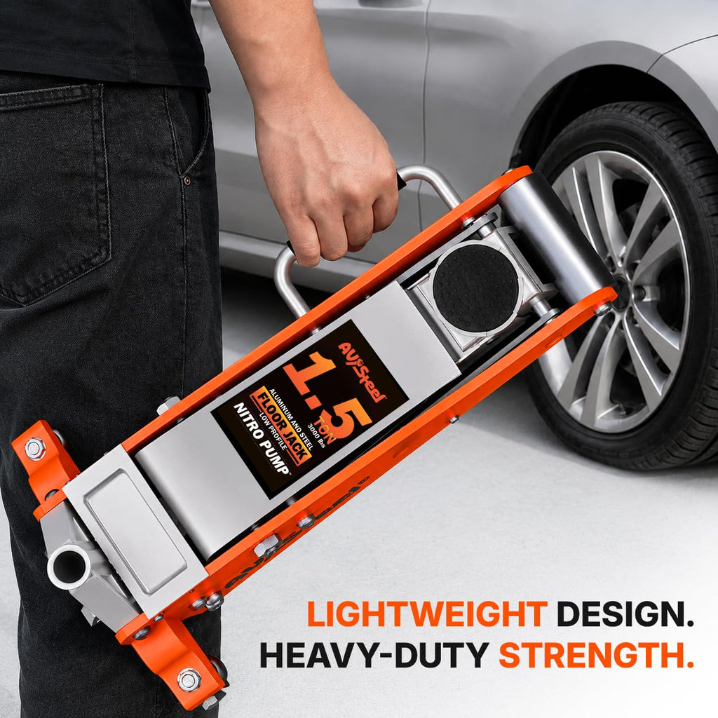 1.5 Ton Aluminum Steel Low Profile Hydraulic Floor Jack J6337