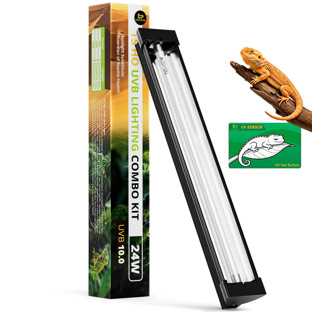 24W 22'' UVB Reptile Light Fixture Combo Kit C436710